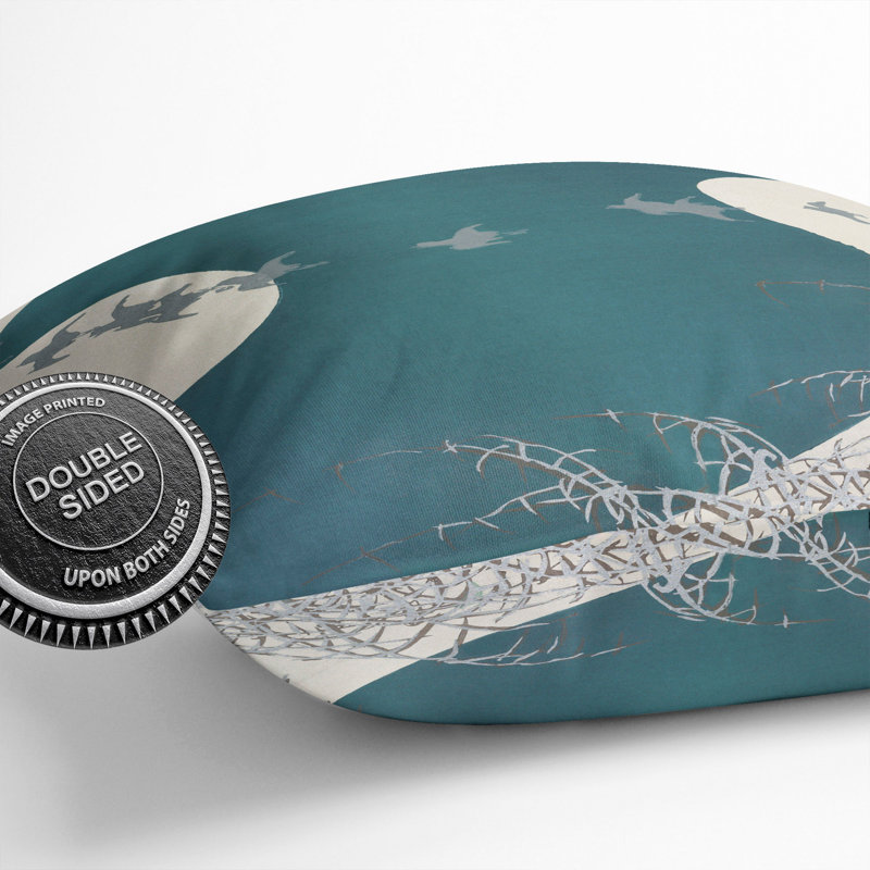 Flying Birds Scatter Cushion, 55cm H x 55cm W x 20cm D