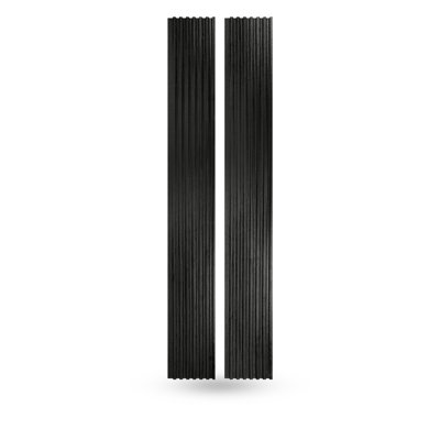 Panneaux muraux décoratifs en bois à lattes 3D 106 po x 6 po - style Shiplap pour l'intérieur