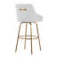 Tabouret de bar à hauteur fixe avec pivot