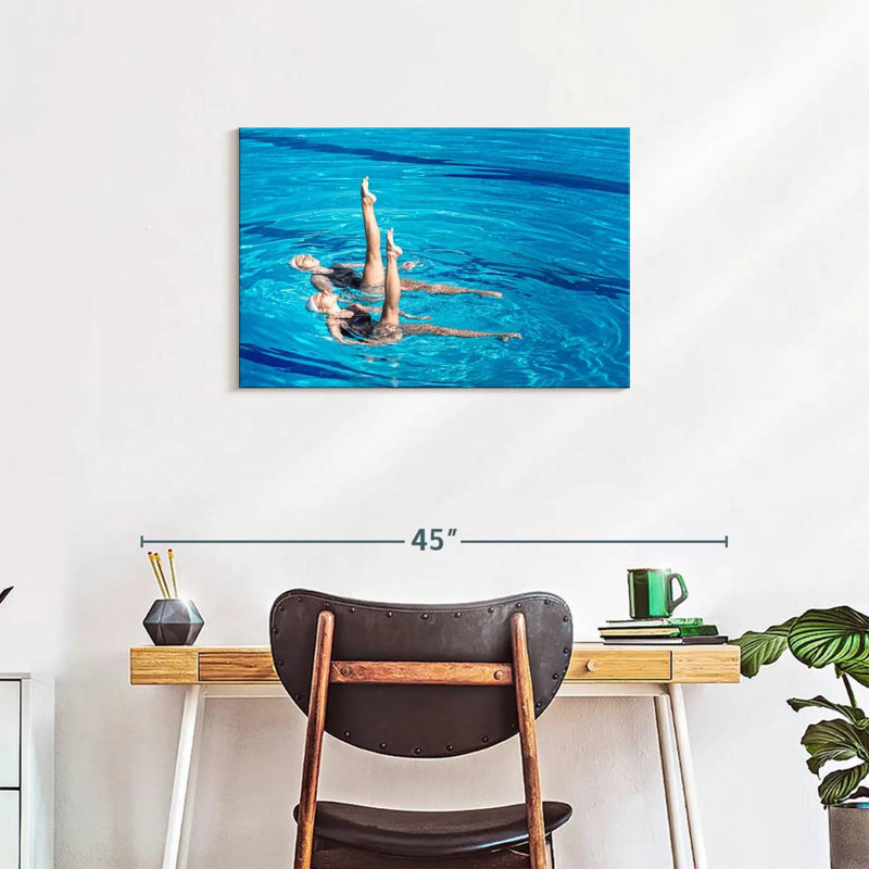 Sireci Synchronized Swimmers, 20" H x 30" W