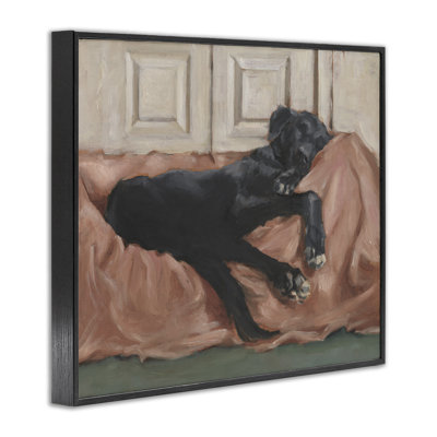 Lab Dozing Off Giclee Art, design by Ethan Harper