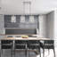 Luminaire suspendu linéaire à 4 lumières pour îlot de cuisine Makenzie-1047462055