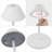 Mallory 44" Modern Minimalist Indoor/Outdoor Iron Pleated Shade Rechargeable/Cordless Dimmable Integrated LED Floor Lamp-115951214