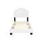 Luxueux lit plateforme en tissu de laine avec tête de lit à DEL et motif floral, parfait pour les chambres modernes et élégantes-1346635157-1346635159