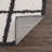 Rectangle Danicka Abstract Machine Woven Polyester Area Rug in White/Black-1422915307