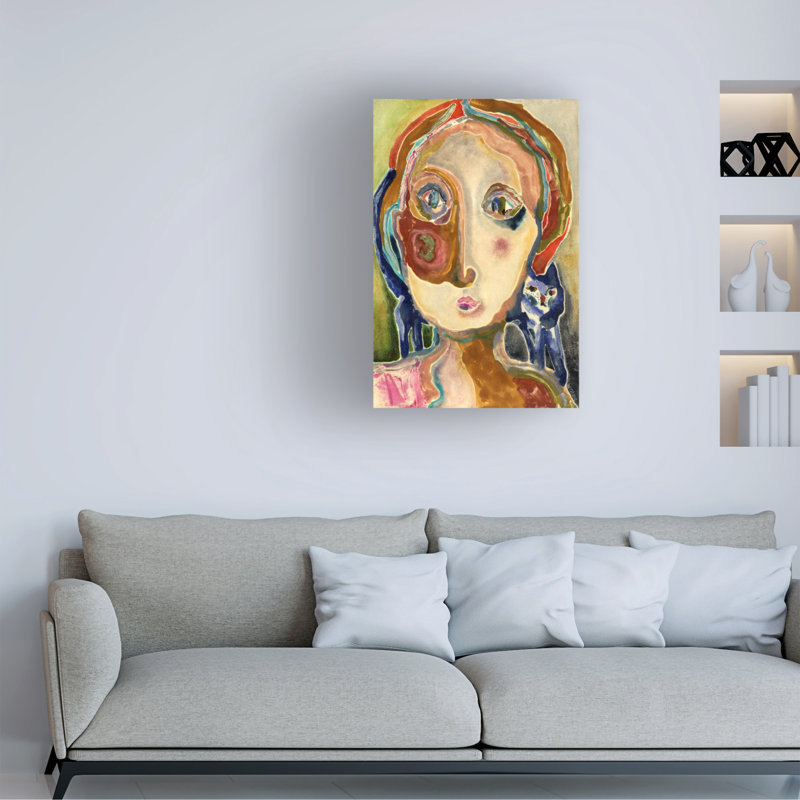 'Shoulder Hug' Print on Wrapped Canvas, 24" H x 16" W