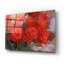 «Crimson Roses» par Christine Debrosky, art mural en verre acrylique-1954044437