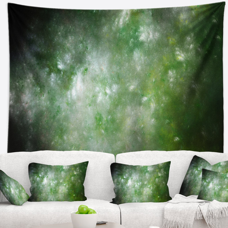 Tapisserie bleu ciel starry abstract blur, H 78 po x l 92 po