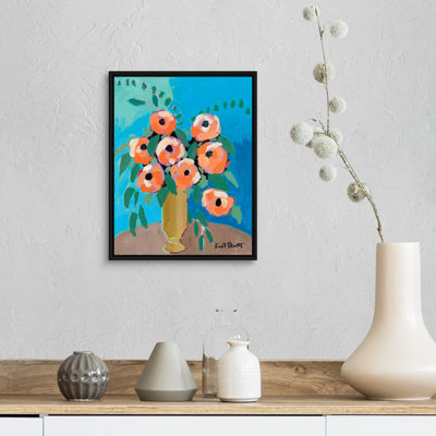 Reproduction d’art sur toile, "bouquet pour mamie" par Kait Roberts