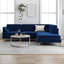 Canapé et chaise longue en velours Addilynn-1486649938-1486649937