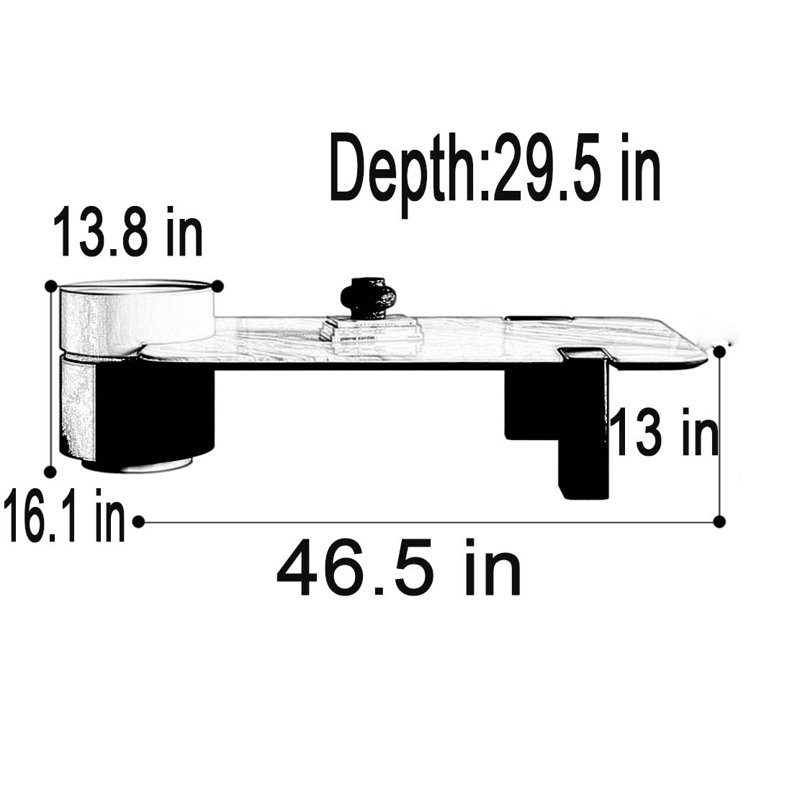 Ensemble de tables basses en pierre italienne