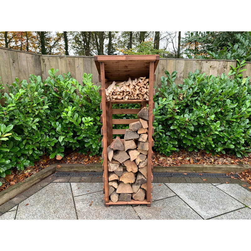 Ogburn 64cm W x 66cm D Solid Wood Log Store
