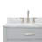 Aberdeenshire 72" Double Bathroom Vanity with Carrara White Marble Top
