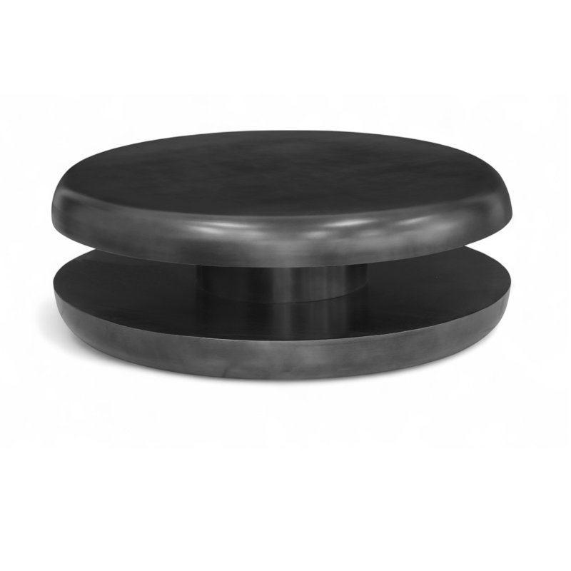 Jamison Iron Coffee Table, Black