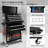 8-Drawer Rolling Tool Chest with Wheels, Large Tool Cabinet with Drawers-1041969959