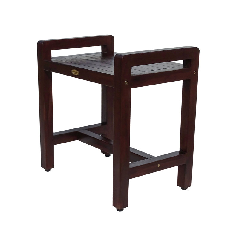 DecoTeak LiftAide 20" W Teak Shower Bench