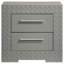 Table de chevet 2 tiroirs Pierce Grey-1885131043