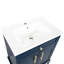 Ensemble de meuble-lavabo moderne 27,8 po avec surface peinte