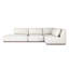 Adler Outdoor 4PC Sectional-RAF Bumper Chaise-Amalfi Natural-56752548