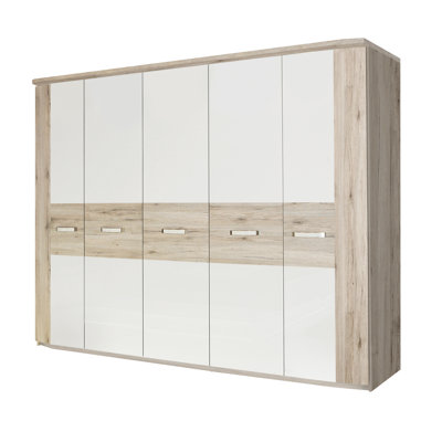 Mickie 5 Door Manufactured Wood Wardrobe