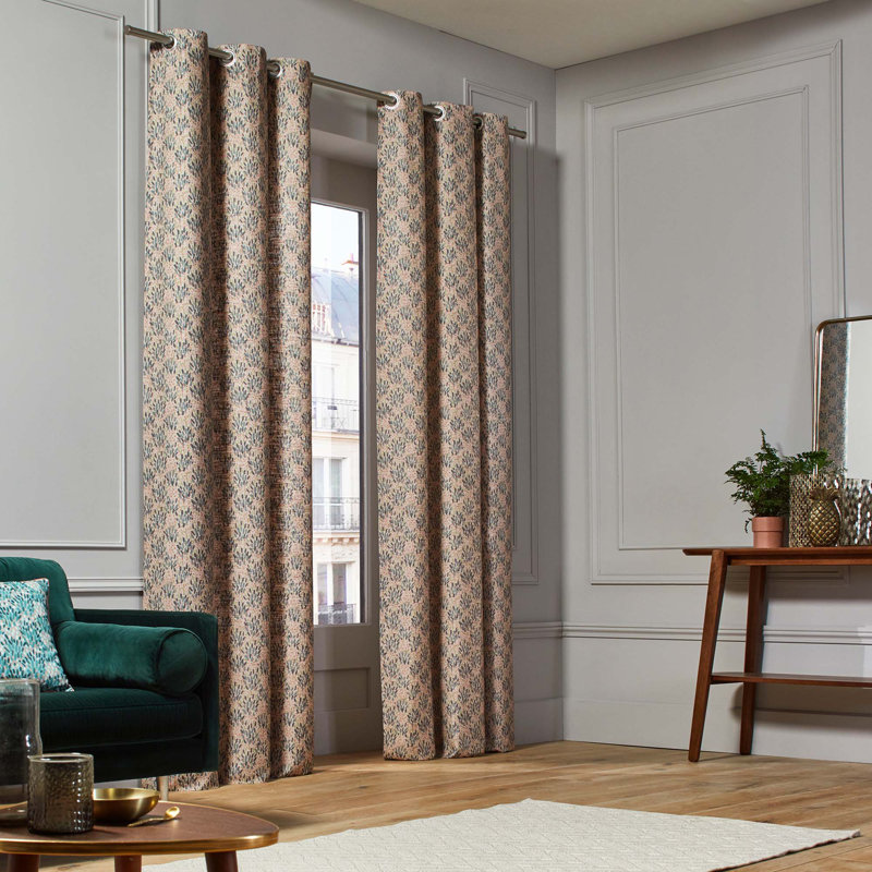 Sidony Linen Blackout Single Curtain Single Panel