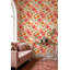 Papier peint floral Botanique amovible double fleurs murales roses-255231871