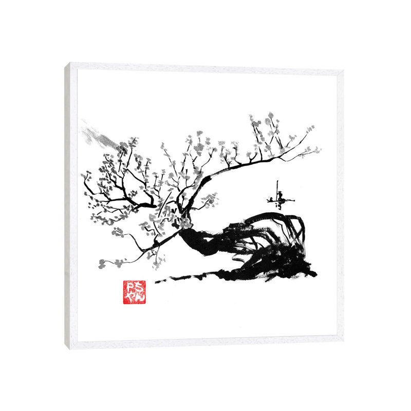Old Tree by Péchane - Print on Canvas, White Framed, 45.72 cm H x 45.72 cm W