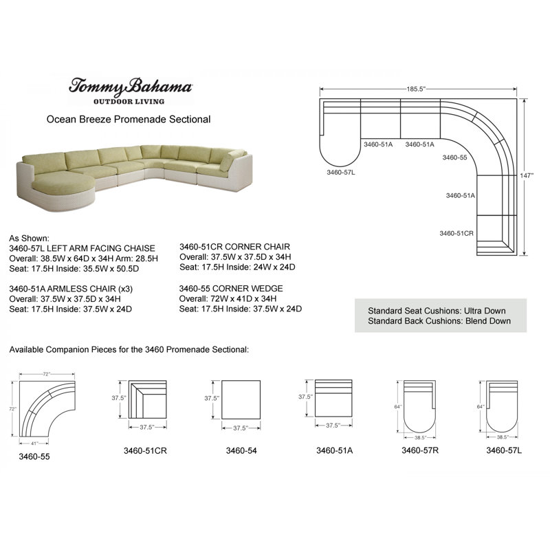 Ocean Breeze Promenade Sectional