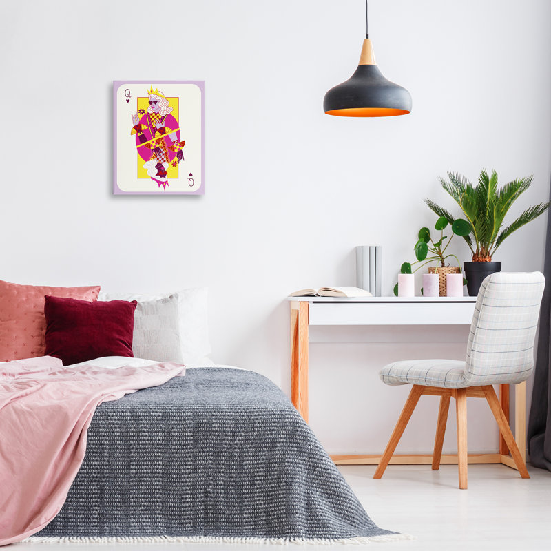 «Trendy Queen Card Canvas», conception par Grace Popp, H 20 po x l 16 po