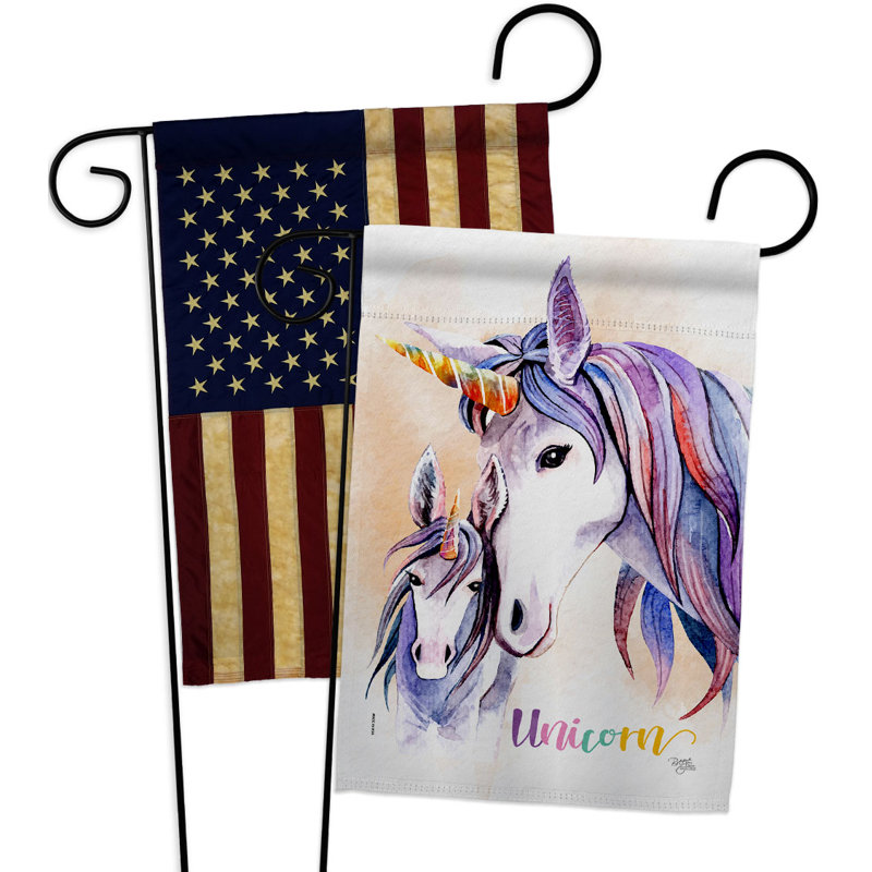 Double Sided 18.5'' H x 13'' W Polyester Garden Flag