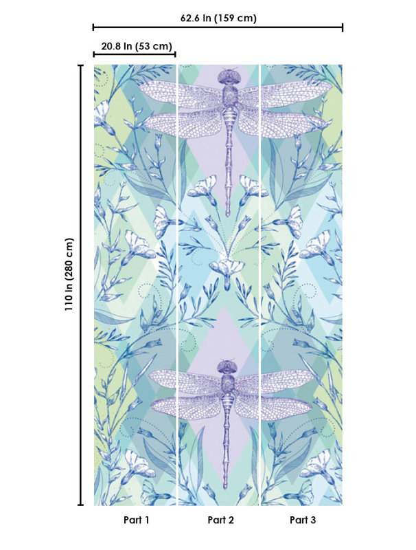 Papier peint floral Meriden