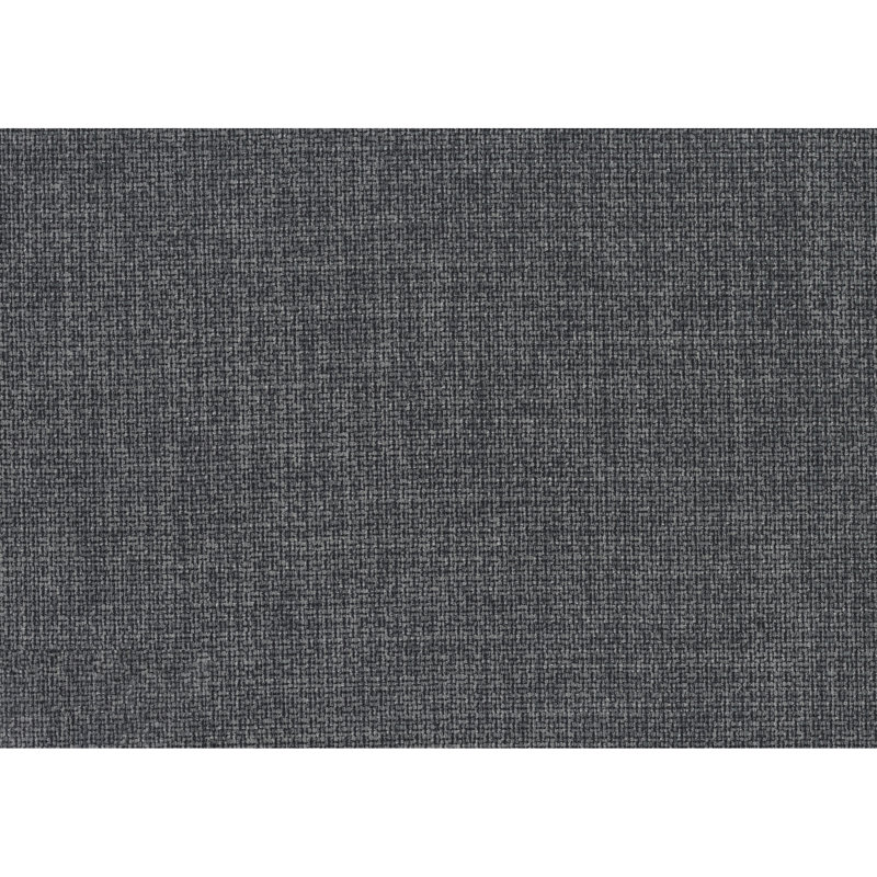 Assise rembourrée contemporaine en bois massif gris, chaise moderne d'une capacité de poids de 300 lb, pieds en contreplaqué revêtus de tissu d'ameublement