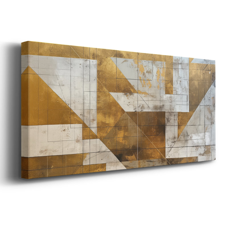 Abstract Series 1 #XC-Wide Gallery Wrapped Canvas, 12" H x 30" W