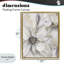 Neutral Sandstone Blooms Floating Frame, design by Carol Robinson-2016241660-2016241657
