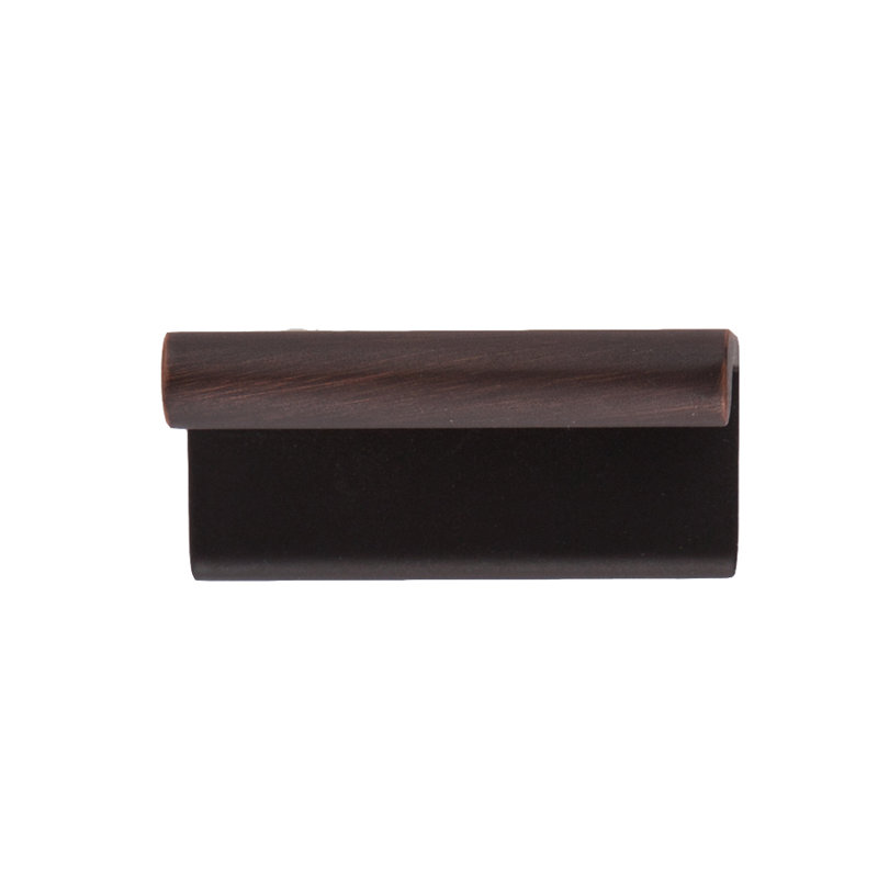 Poignée de doigt en cuivre satiné de 1-3 / 4 po Stella, Cuivre satiné, 1.75"