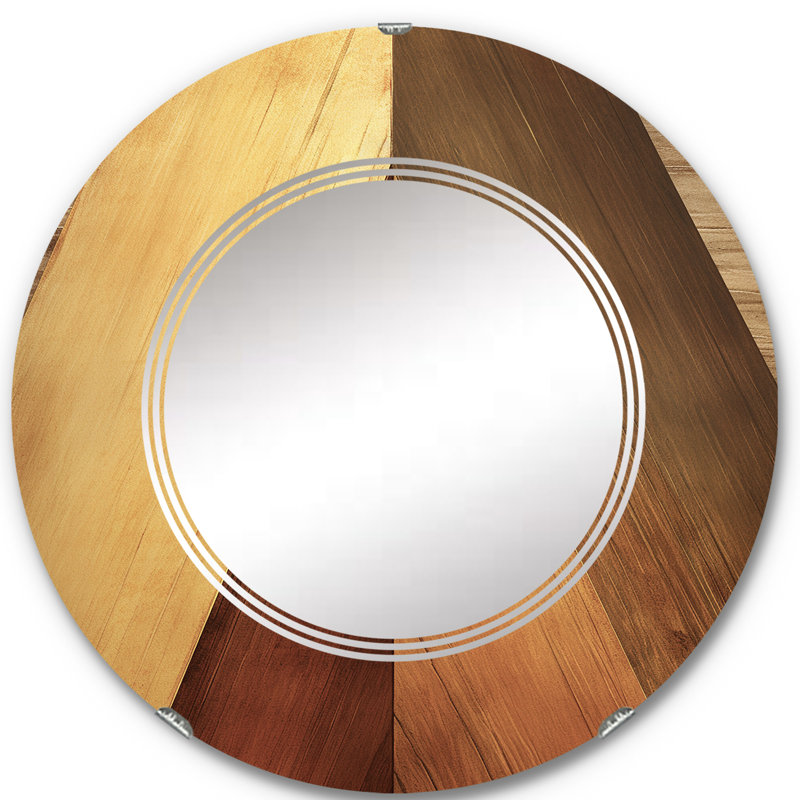 Zens - Modern Wall Mirror Round, 24 po x 24 po