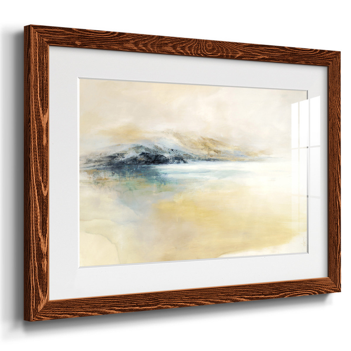 Ivy Bronx Lost in Thought- Rustic Framed Framed Print w Matte Board ...