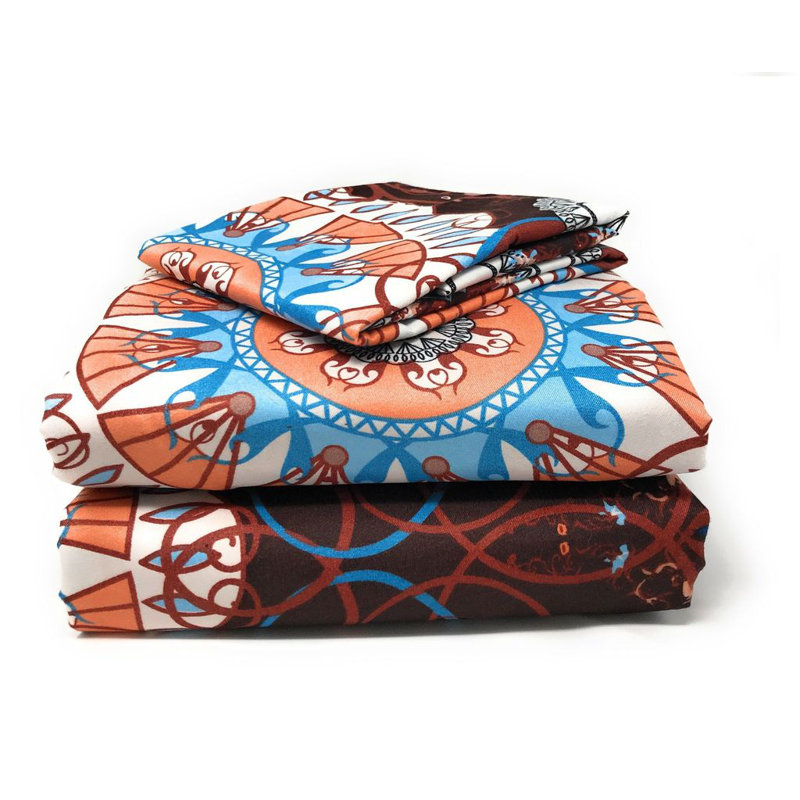 Microfiber Geometric Flat Sheet, Twin