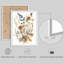 " Wild Floral Botanical Rustic Artwork Framed Prints Posters Bathroom Small Wall Art " 4 - Pieces-101825642-101825638