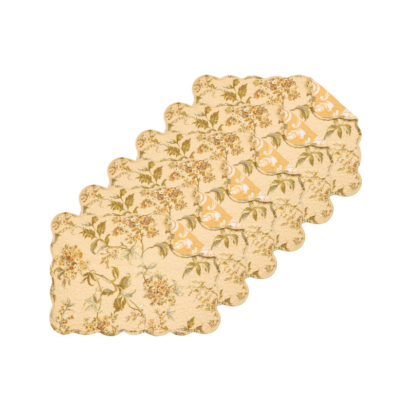Ensemble de 6 napperons en coton Audrey