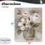 Toile Soft Brushstroke Roses, design par Nan-193038521