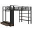 European Double (140 X 200 Cm) Bunk Bed Bed Frame-1335457821