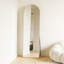 Miroir arqué pleine longueur (doré)