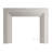 Beveled Cast Stone Fireplace Surround with Standard Hearth-97735201-97745062