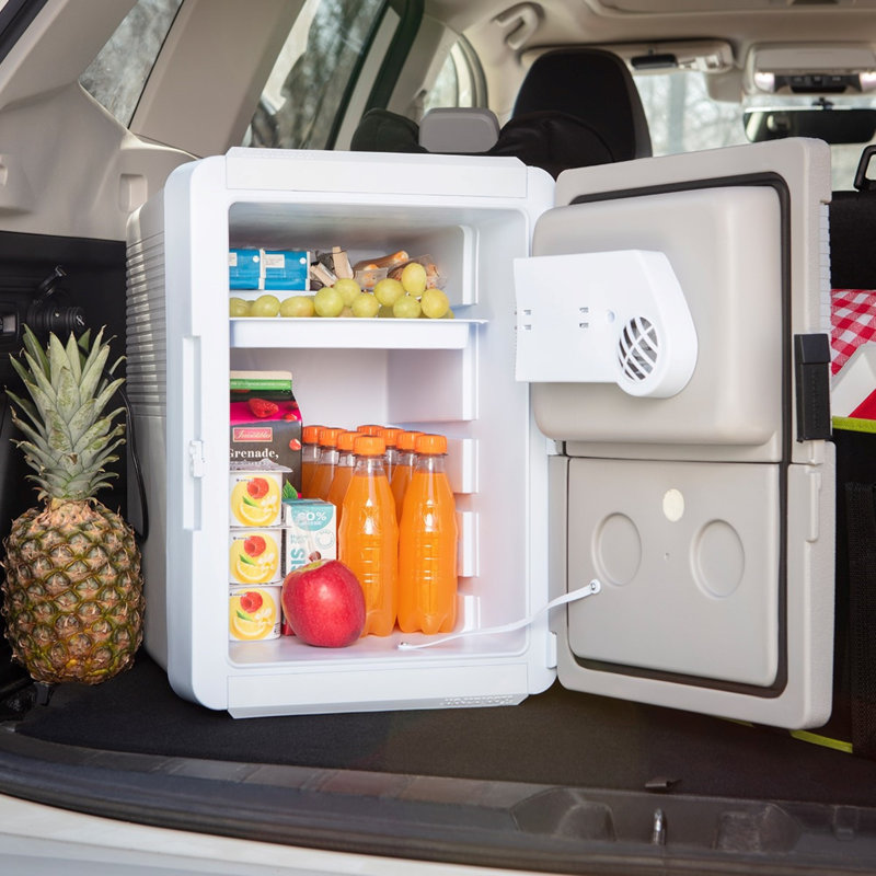 Koolatron 12V Electric Cooler/Warmer 31L (33 qt), Dual Opening, Grey