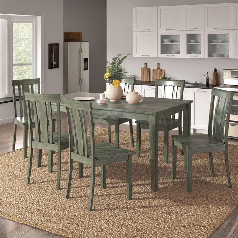 Ensemble repas 6 personnes Alexa-Mae, Sauge antique