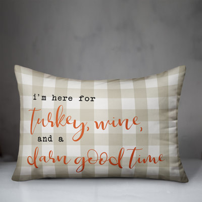Plaid Throw Pillow