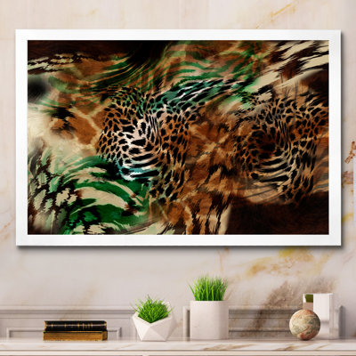Leopard And Tiger VII - Modern Framed Wall Decor