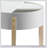 Bodfish White & Natural Round End Table