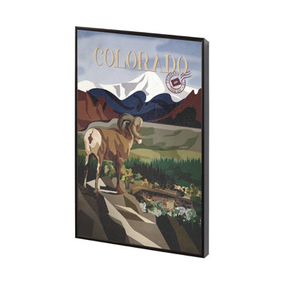 «Colorado Go» par Simone, reproduction d'art encadrée sous verre
